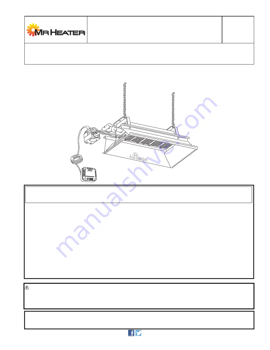 MrHeater HS40LP Скачать руководство пользователя страница 1