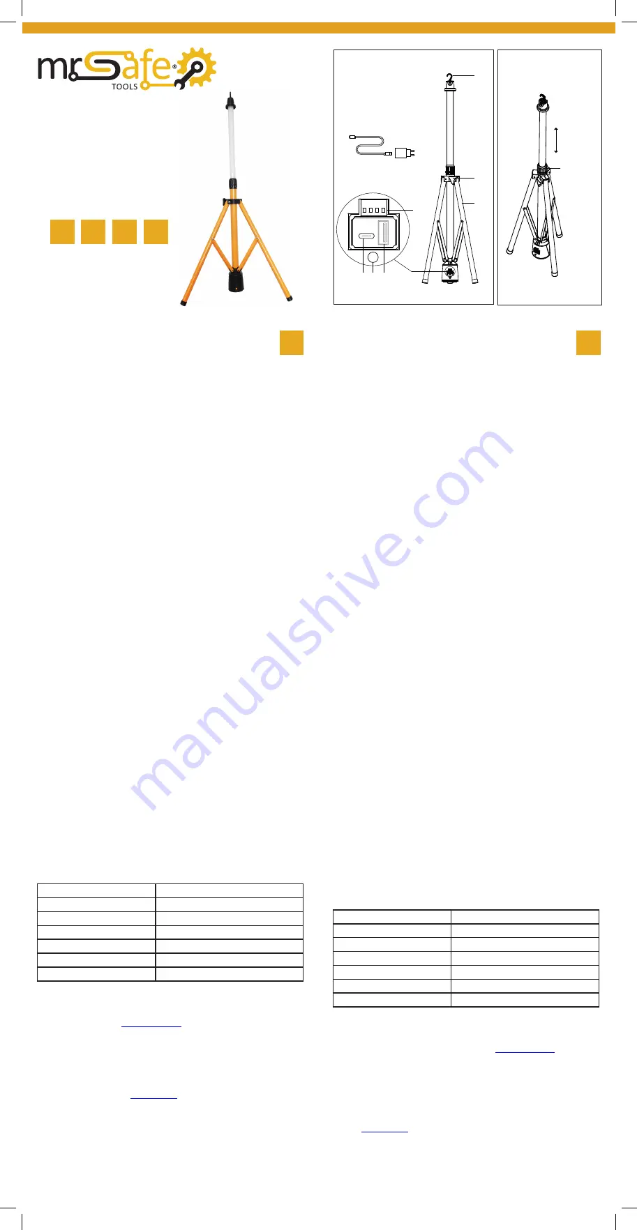 mrSafe BWL-260 User Manual Download Page 1