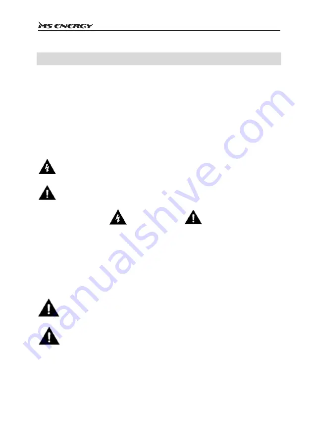 MS ENERGY e21 Instruction Manual Download Page 5