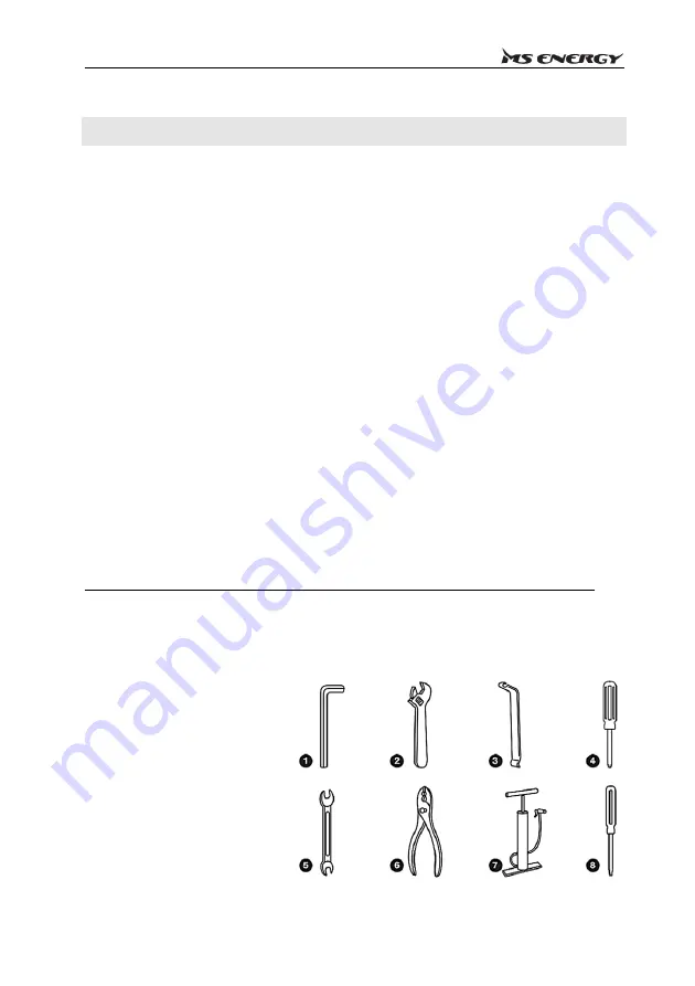 MS ENERGY eBike c500 Instruction Manual Download Page 14