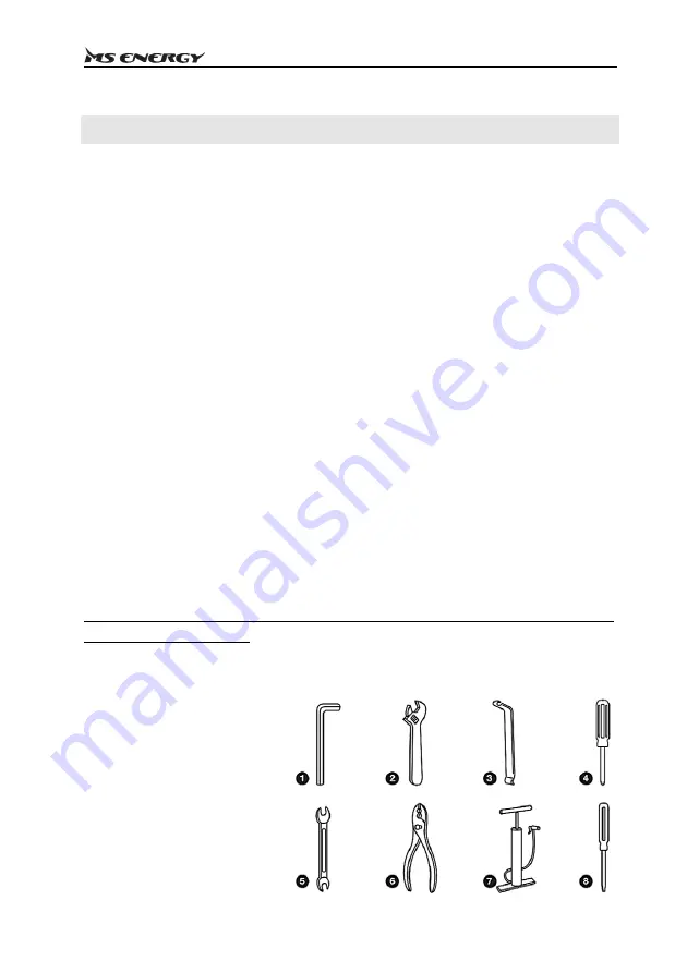 MS ENERGY eBike c500 Instruction Manual Download Page 87