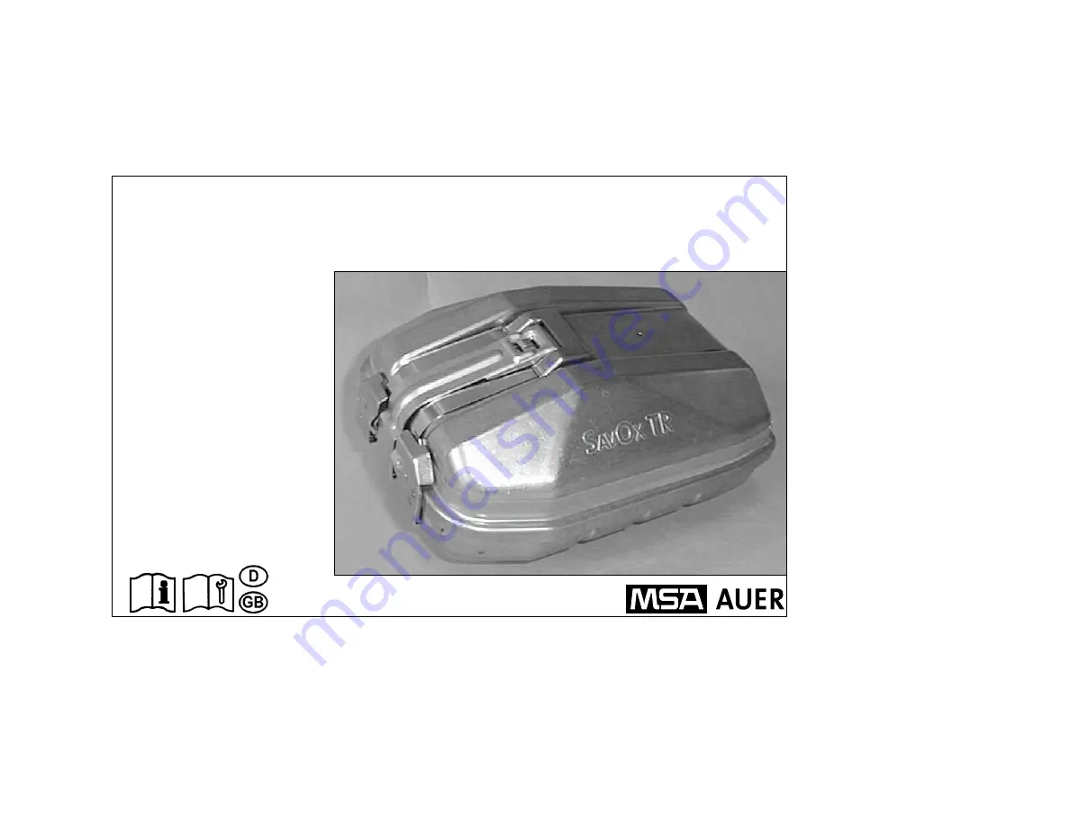 MSA AUER SavOx TR Manual Download Page 1