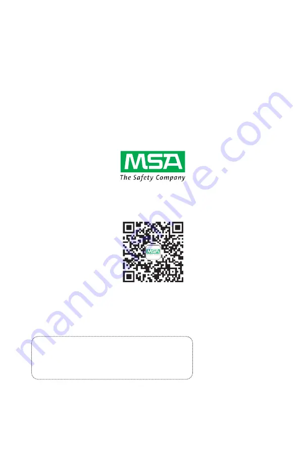 MSA DF-8500 User Manual Download Page 66