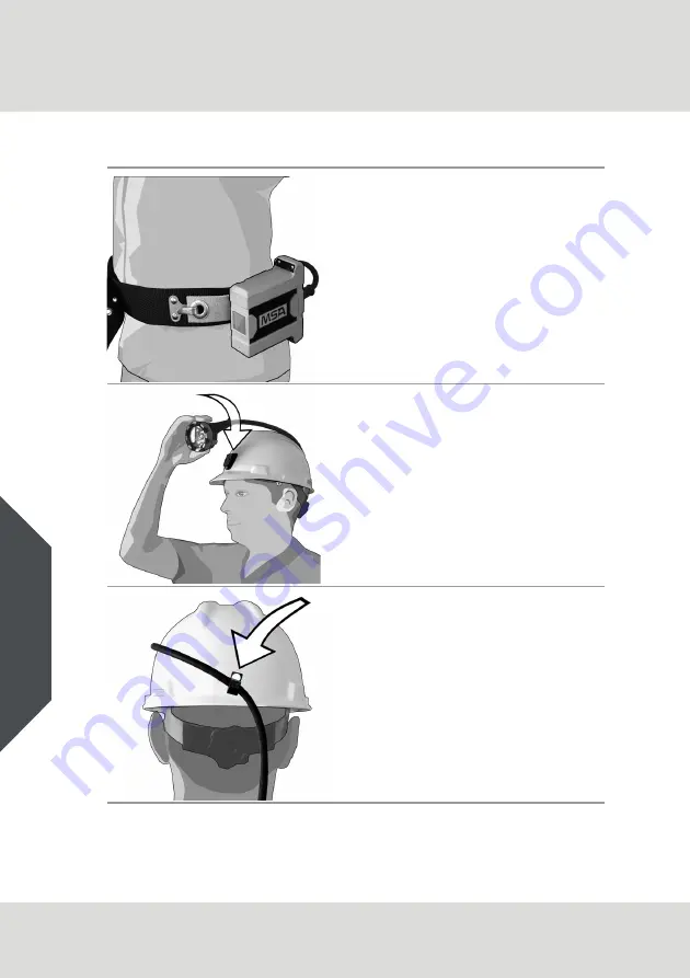 MSA Luminator Cap Lamp Operating Manual Download Page 10