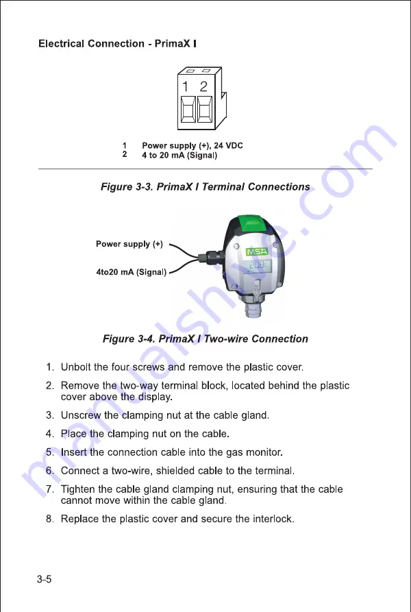 MSA PrimaX Instruction Manual Download Page 18