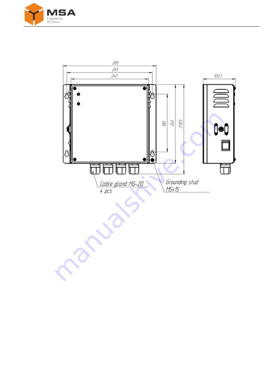 MSA PS-303 Series Скачать руководство пользователя страница 21