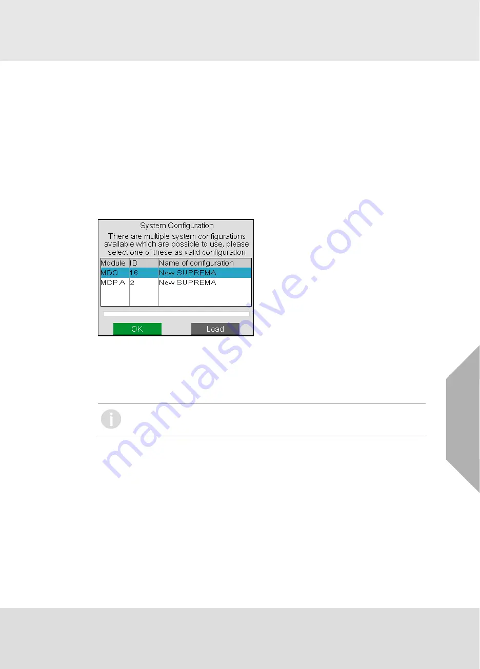 MSA SUPREMATouch MCP 20 Operating Manual Download Page 85