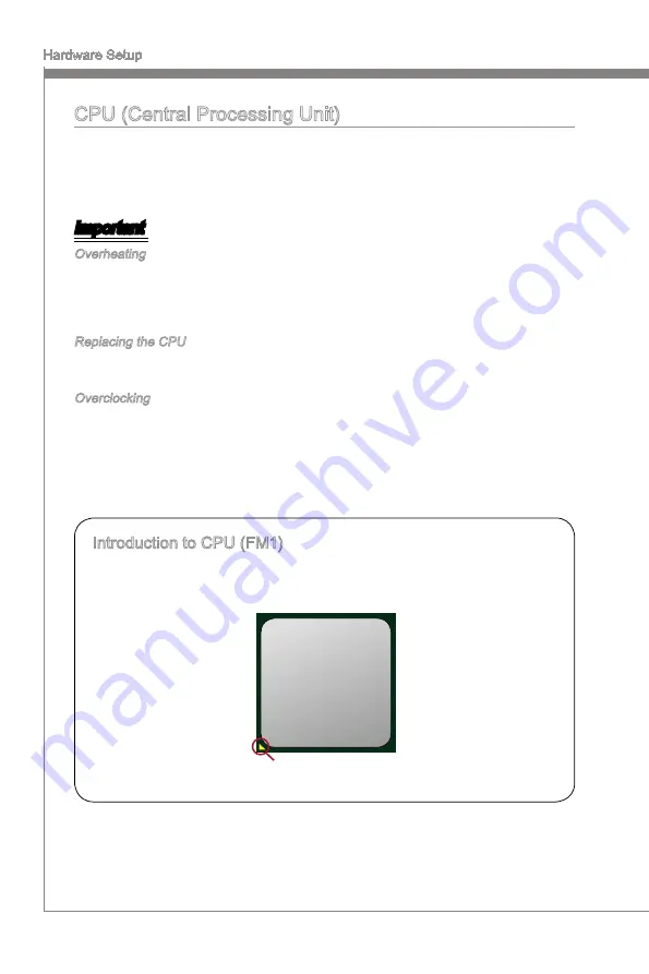 MSI A75A-G35 Series Manual Download Page 20