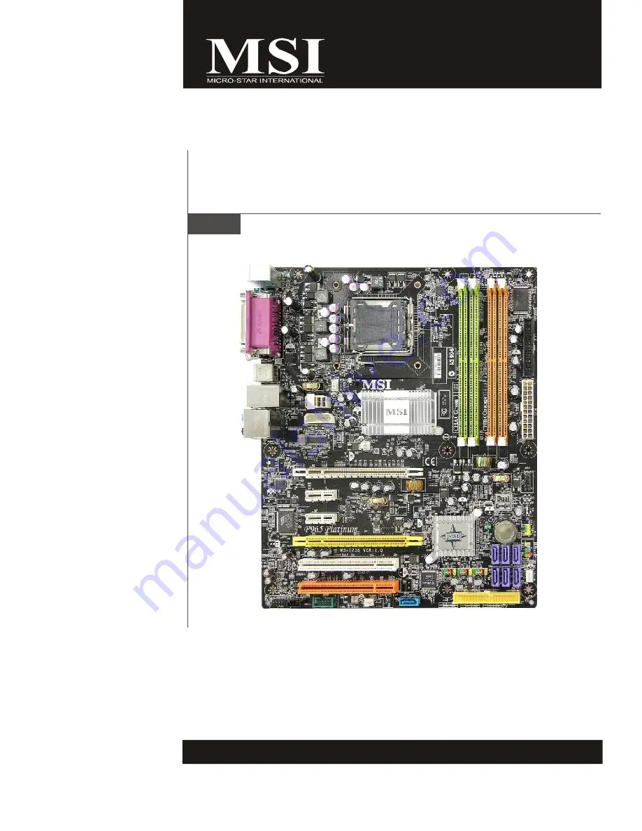 MSI MS-7238 User Manual Download Page 1