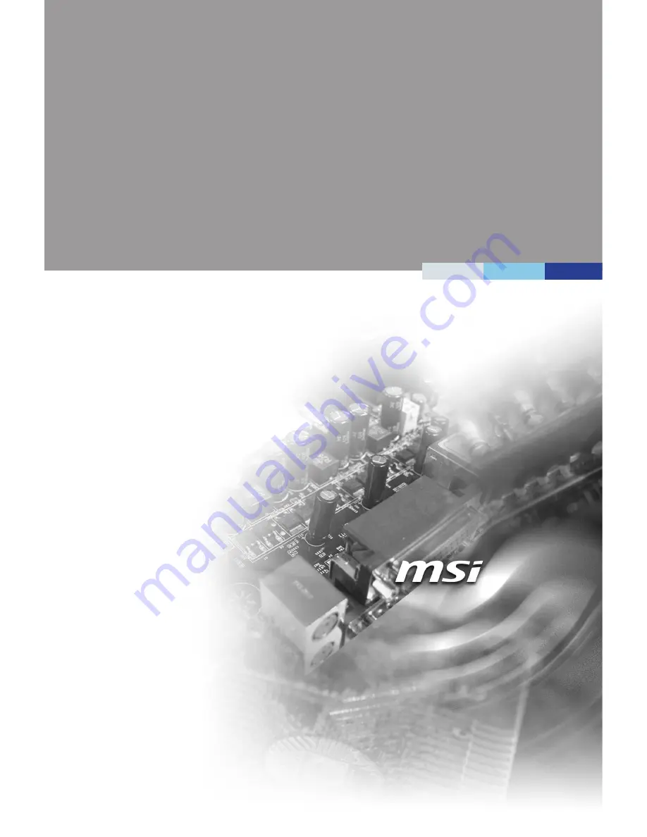 MSI MS-98G7 Instructions Manual Download Page 1