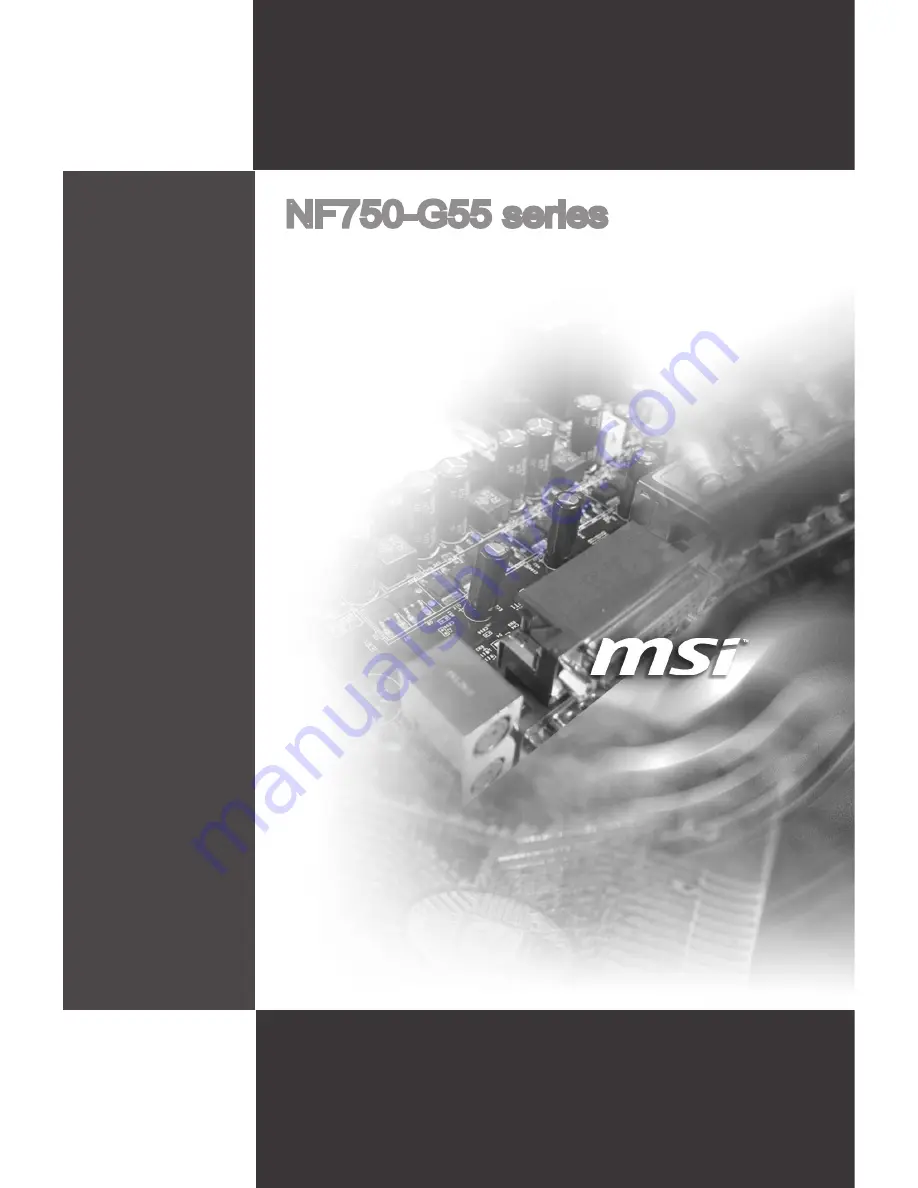 MSI NF750-G55 - Motherboard - ATX User Manual Download Page 1