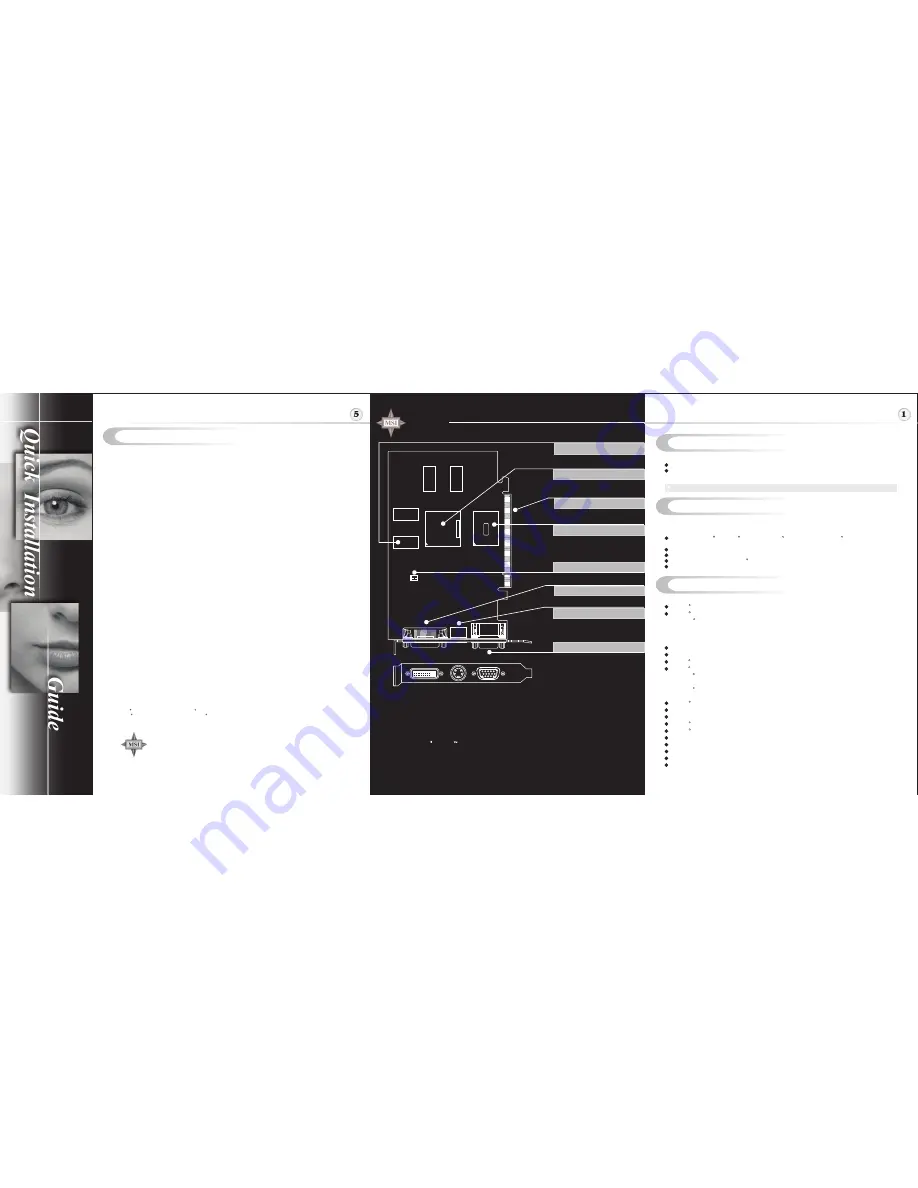 MSI PCX5750-TD128E Quick Installation Manual Download Page 2