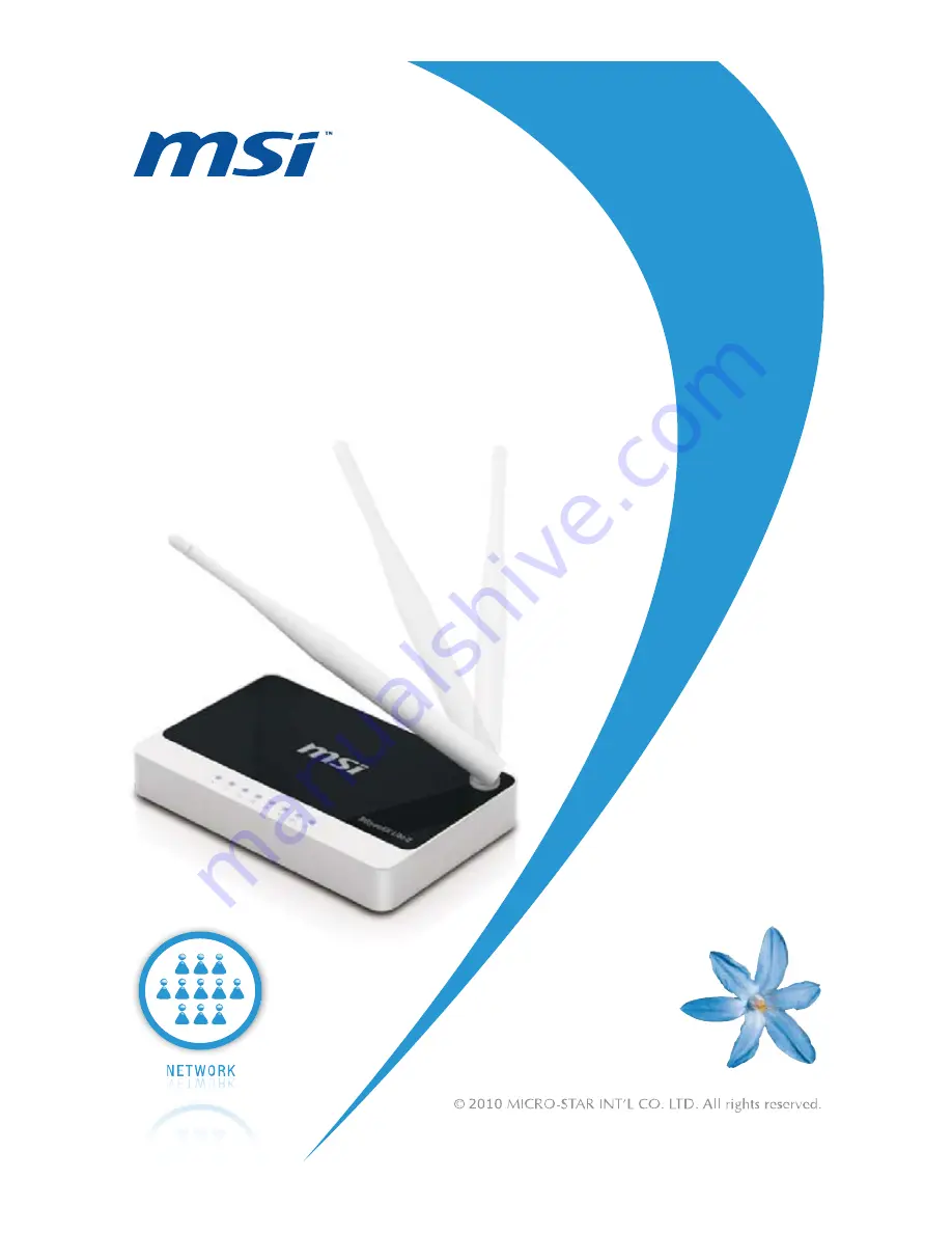 MSI RG300EX LITE Quick Installation Manual Download Page 1