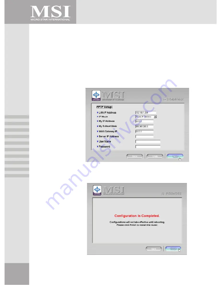 MSI RG54GS2 User Manual Download Page 166