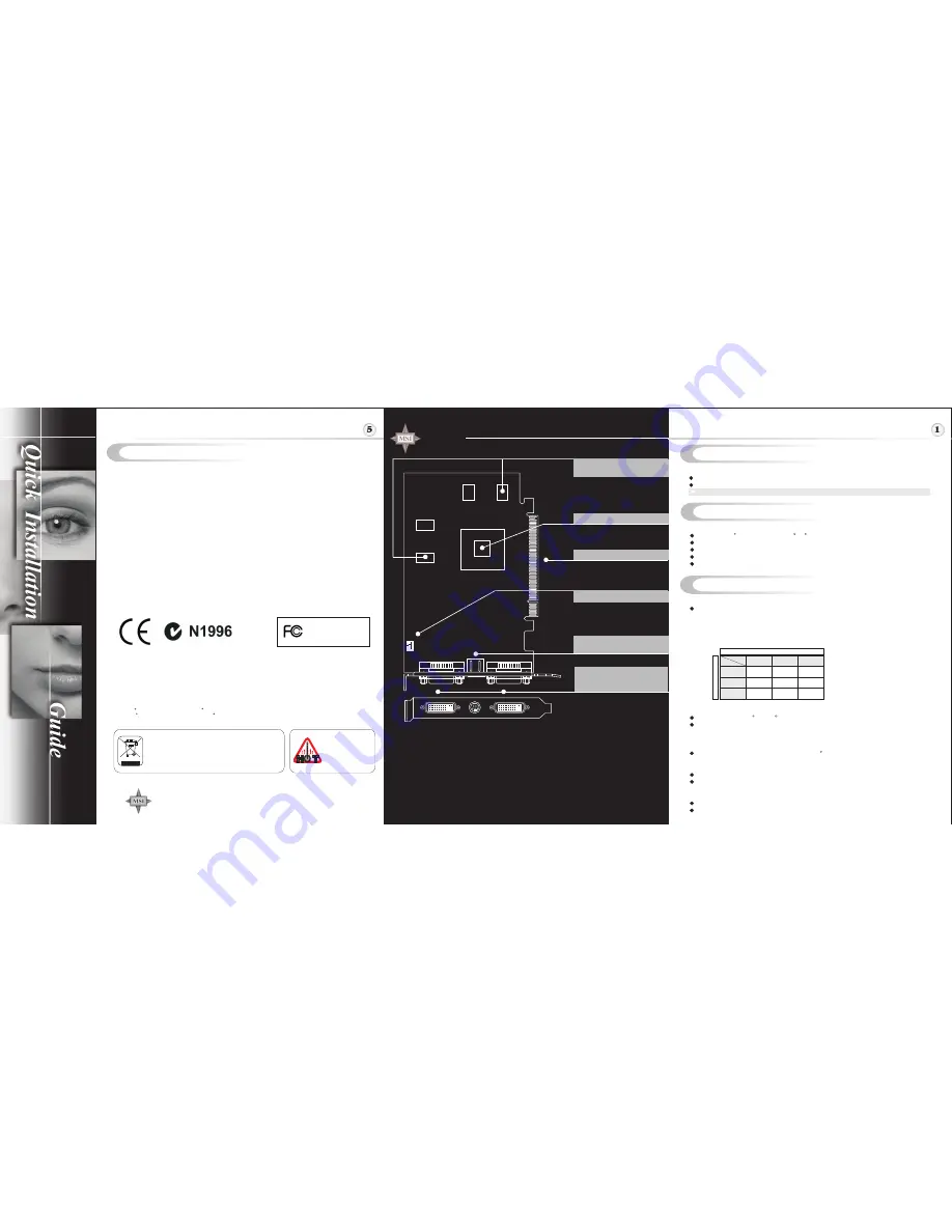 MSI RX1650PRO-T2D256E Quick Installation Manual Download Page 2