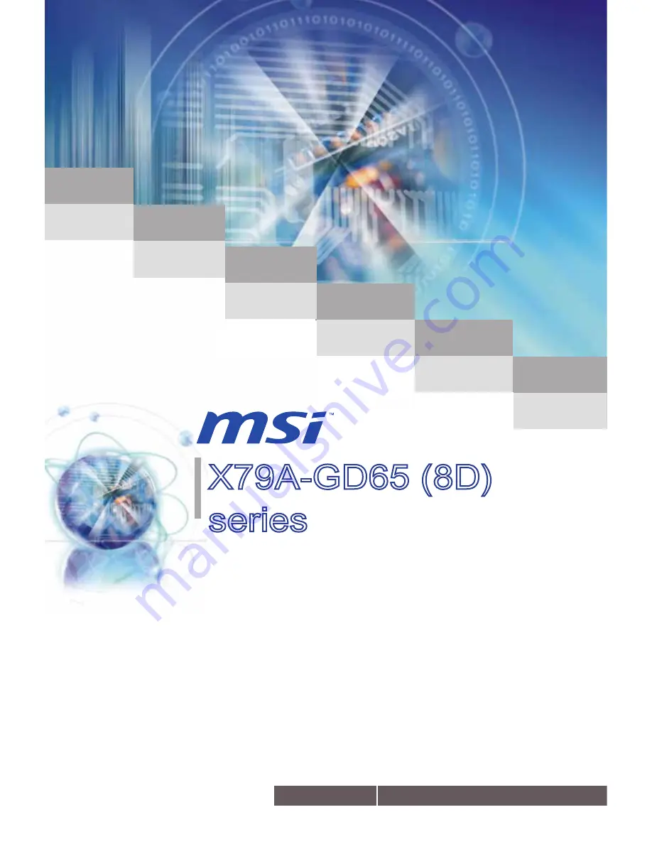 MSI X79A-GD65 (8D) Series User Manual Download Page 1