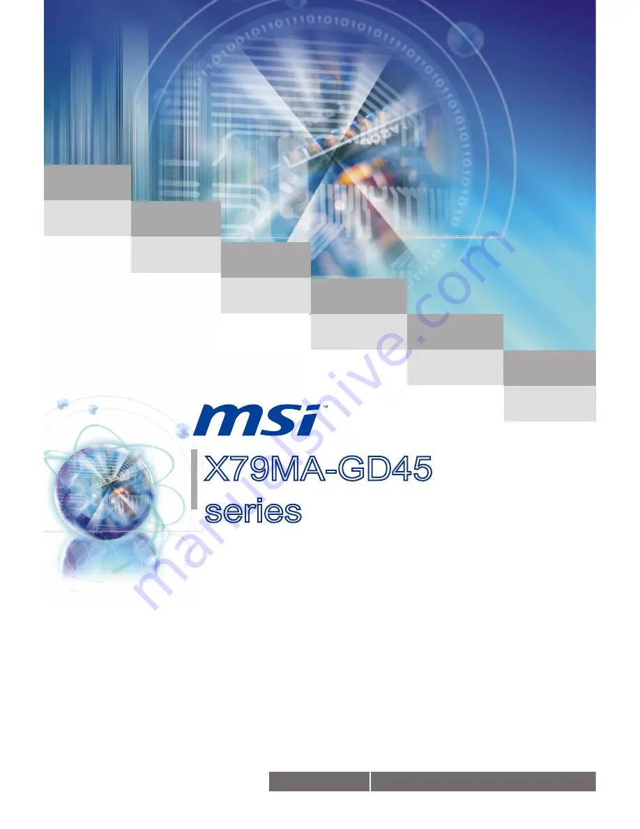 MSI X79MA-GD45 series User Manual Download Page 1