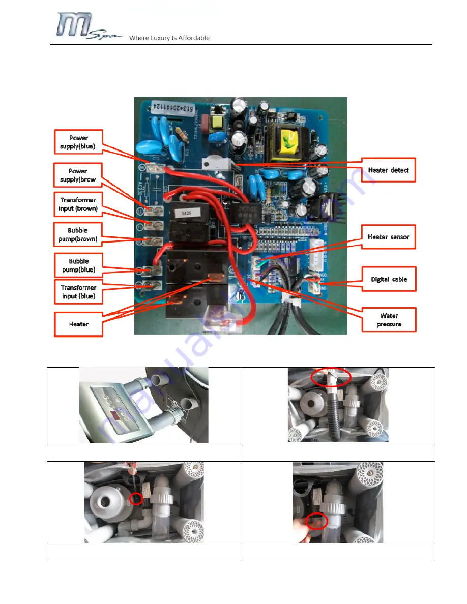 mspa Lite Bubble Spa Service Manual Download Page 12