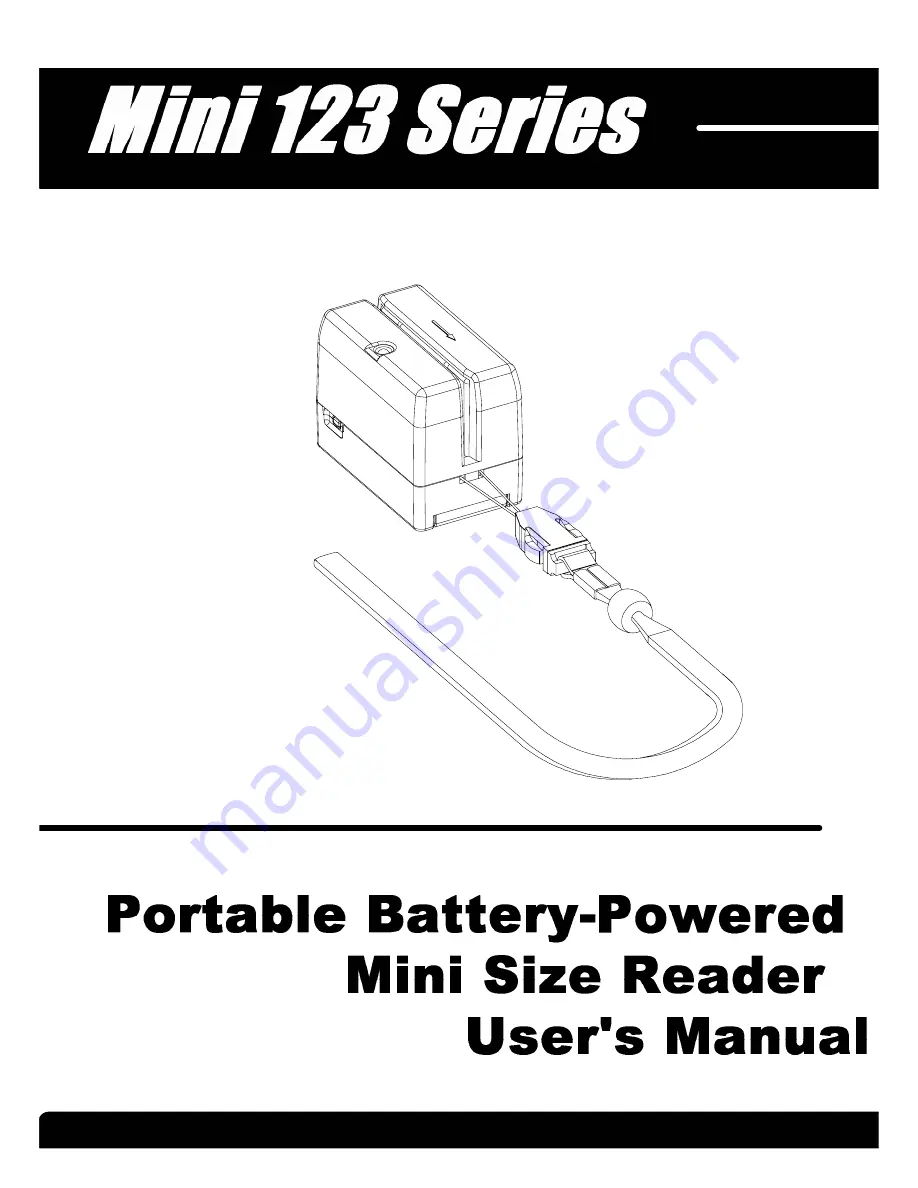 MSR Mini 123 Series User Manual Download Page 1