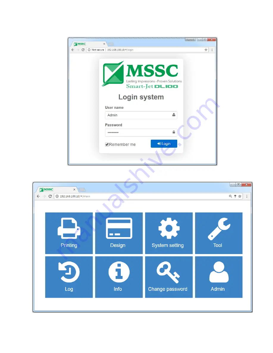 MSSC Smart-Jet DL100 User Manual Download Page 20