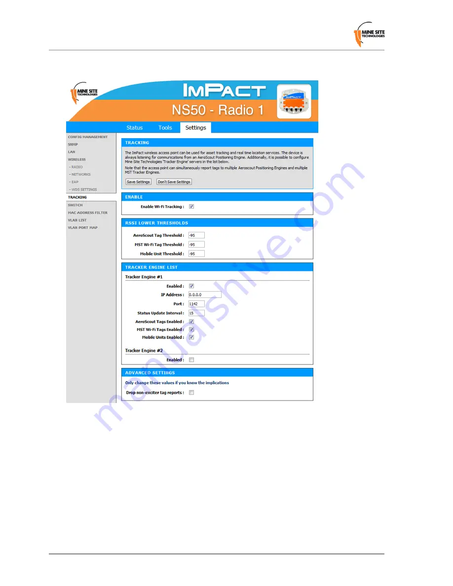 MST ImPact WAP User Manual Download Page 50