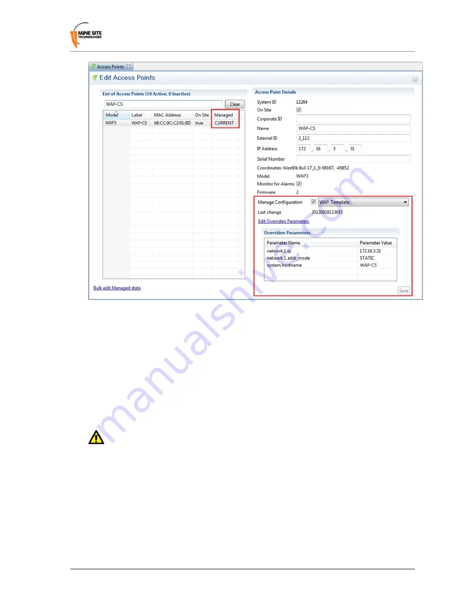 MST ImPact WAP User Manual Download Page 59