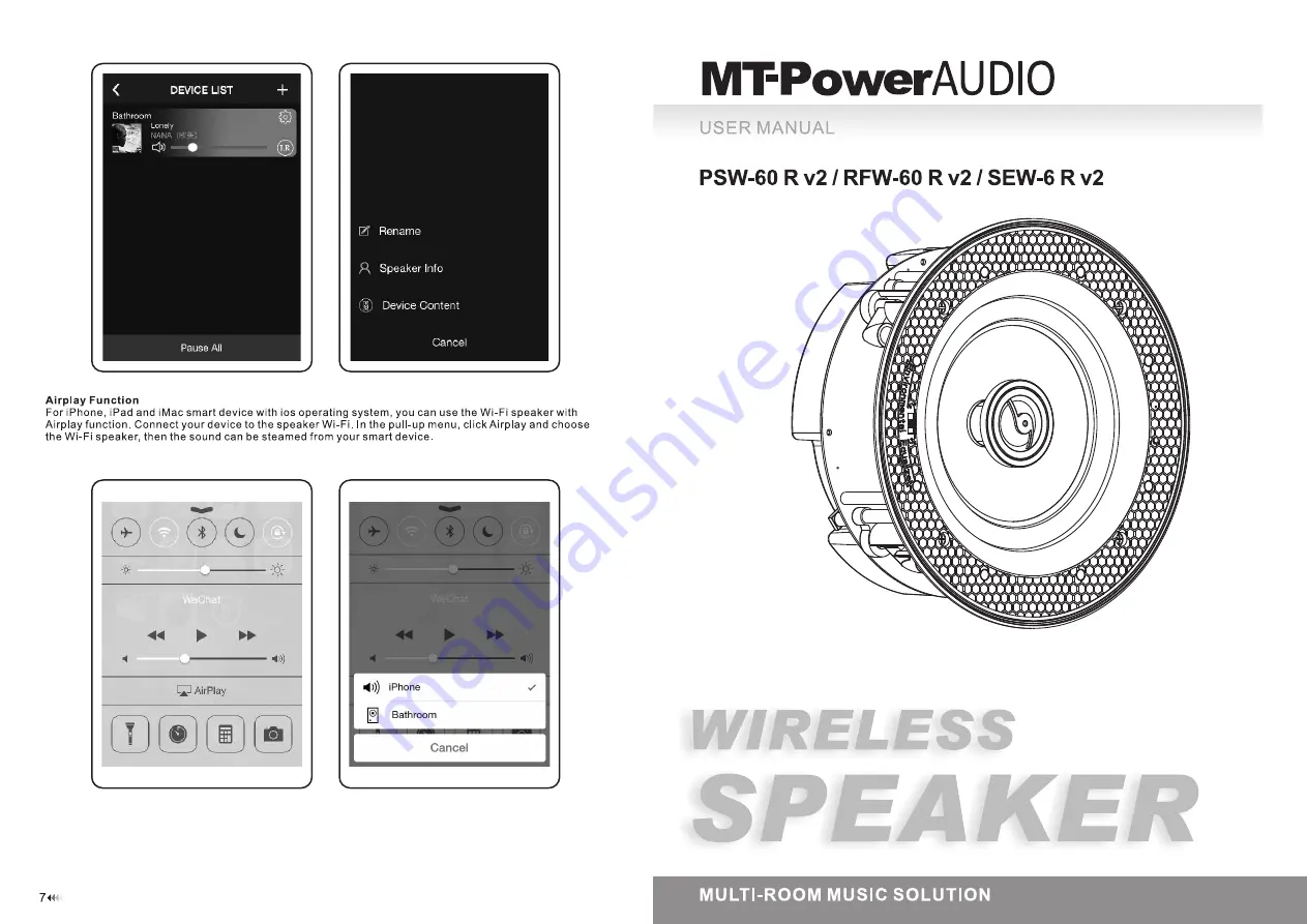 MT-POWER AUDIO PSW-60 R v2 Скачать руководство пользователя страница 1