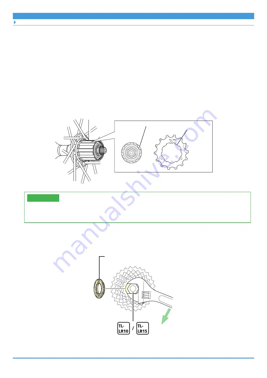 MTB DEORE CS-HG500-10 Dealer'S Manual Download Page 7