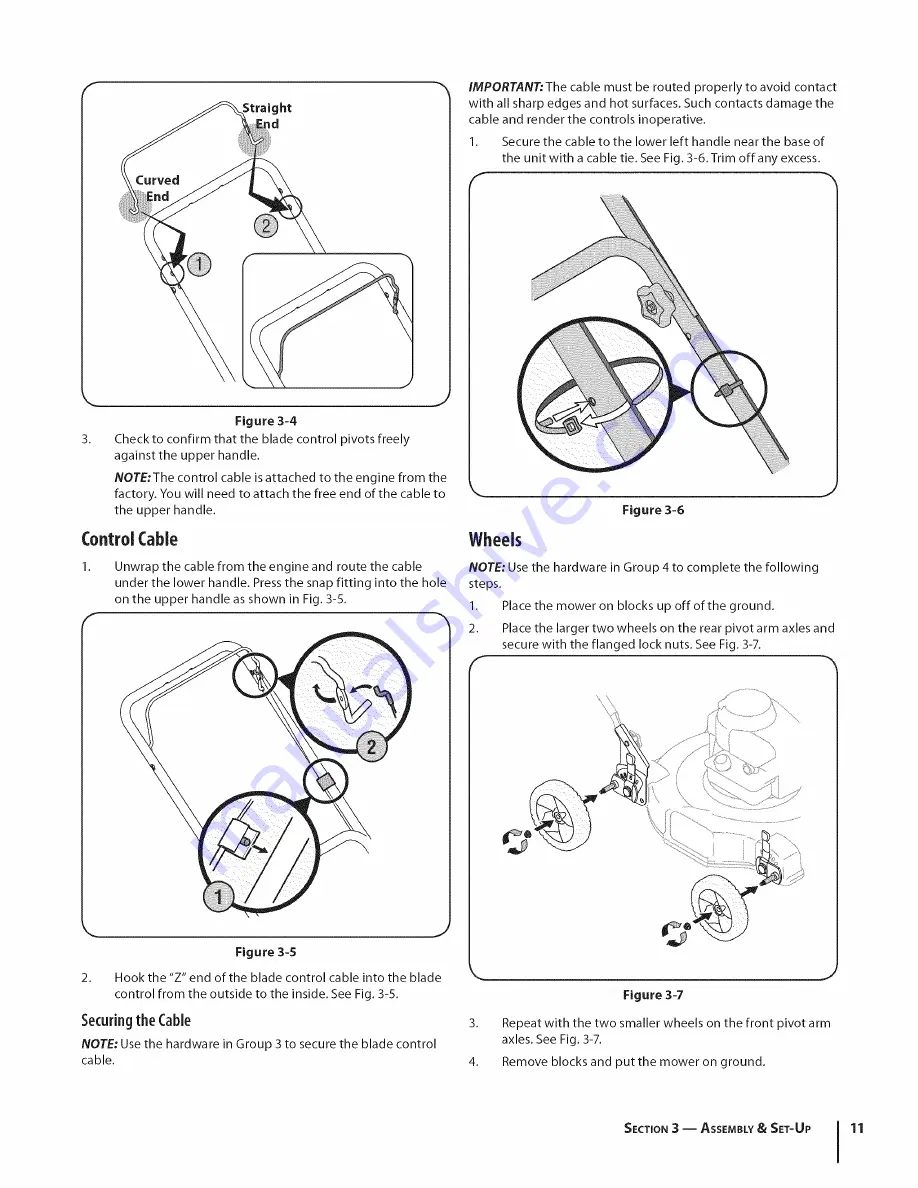 MTD 030 Series Operator'S Manual Download Page 11