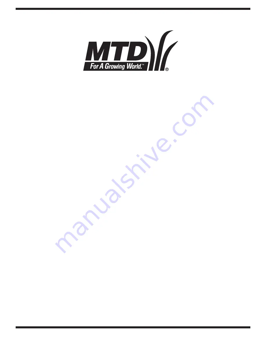 MTD 074 Series Operator'S Manual Download Page 16