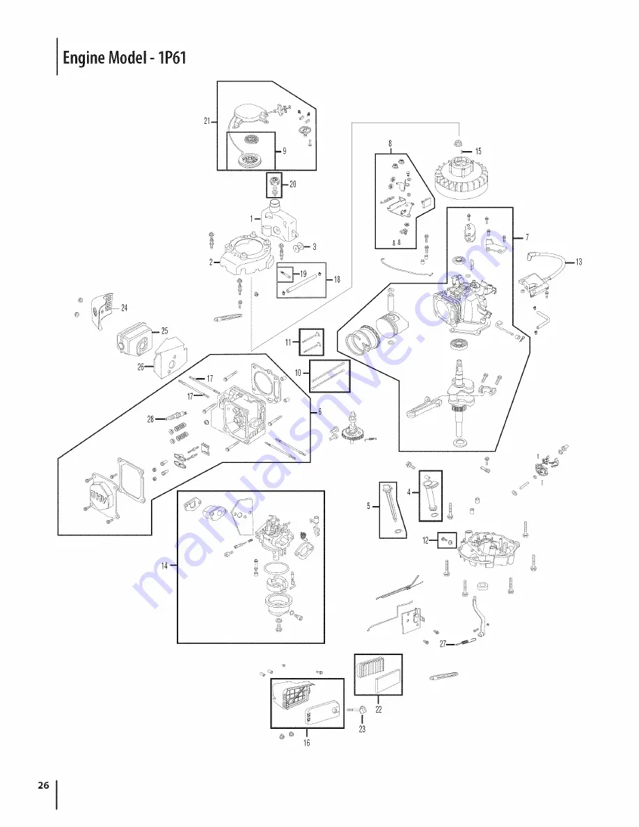 MTD 08M Operator'S Manual Download Page 26