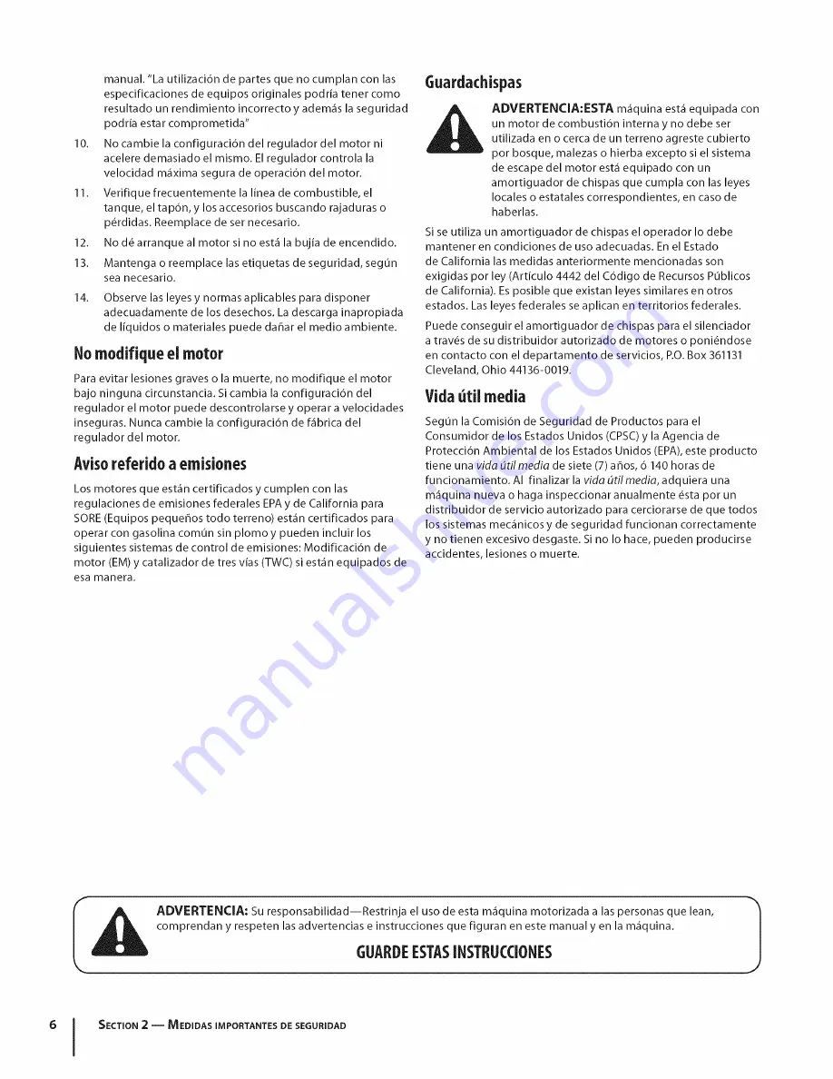 MTD 08M Operator'S Manual Download Page 38