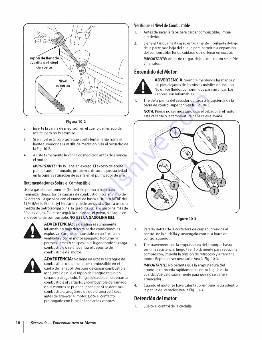 MTD 08M Operator'S Manual Download Page 50