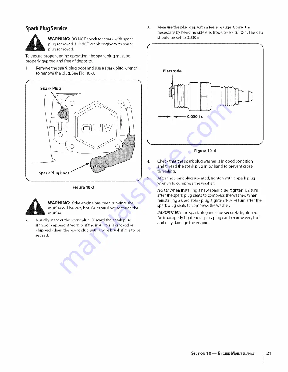 MTD 08M9 Operator'S Manual Download Page 21