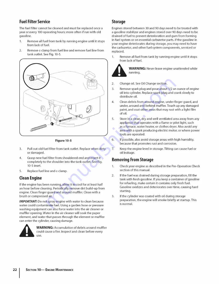 MTD 08M9 Operator'S Manual Download Page 22