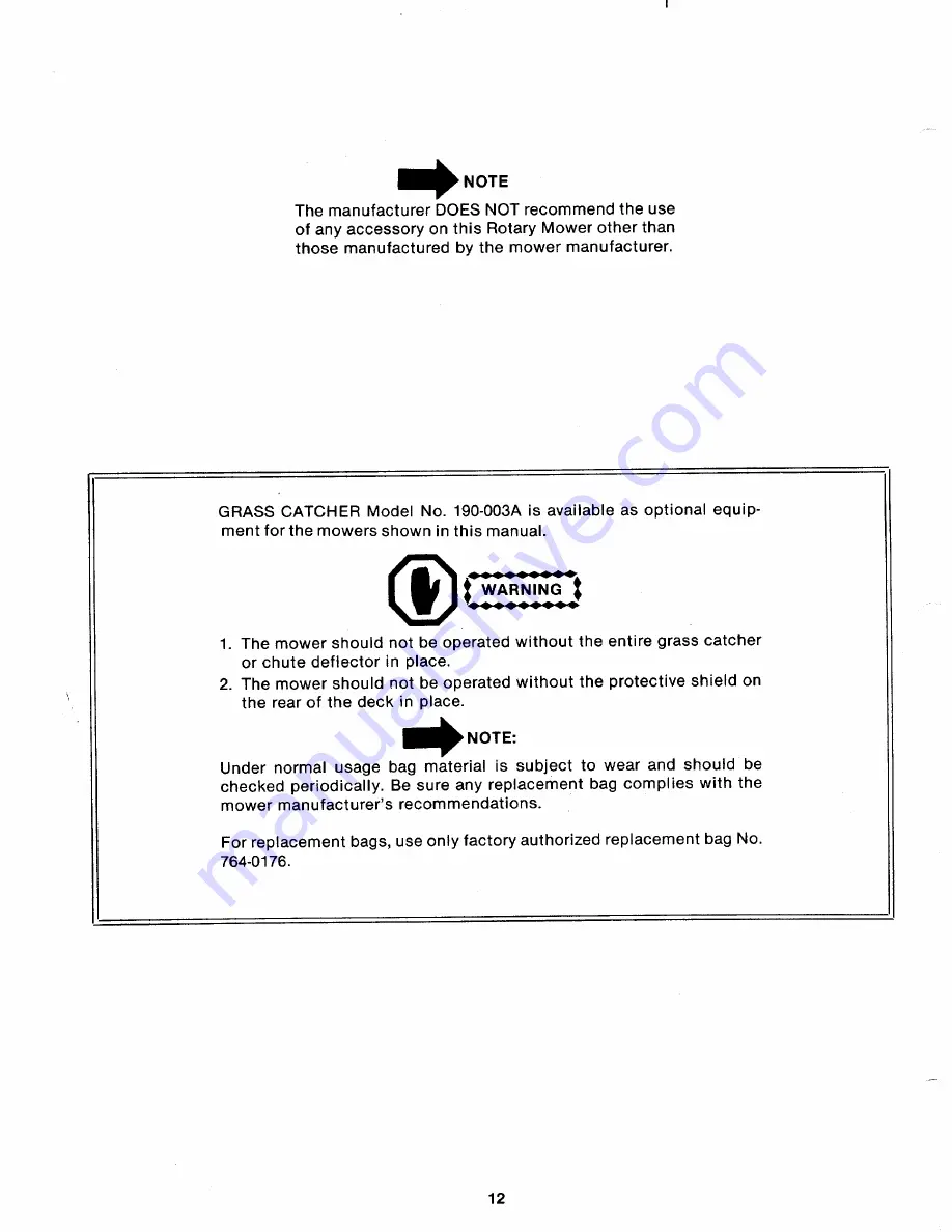 MTD 110-120-300 Owner'S Manual Download Page 12