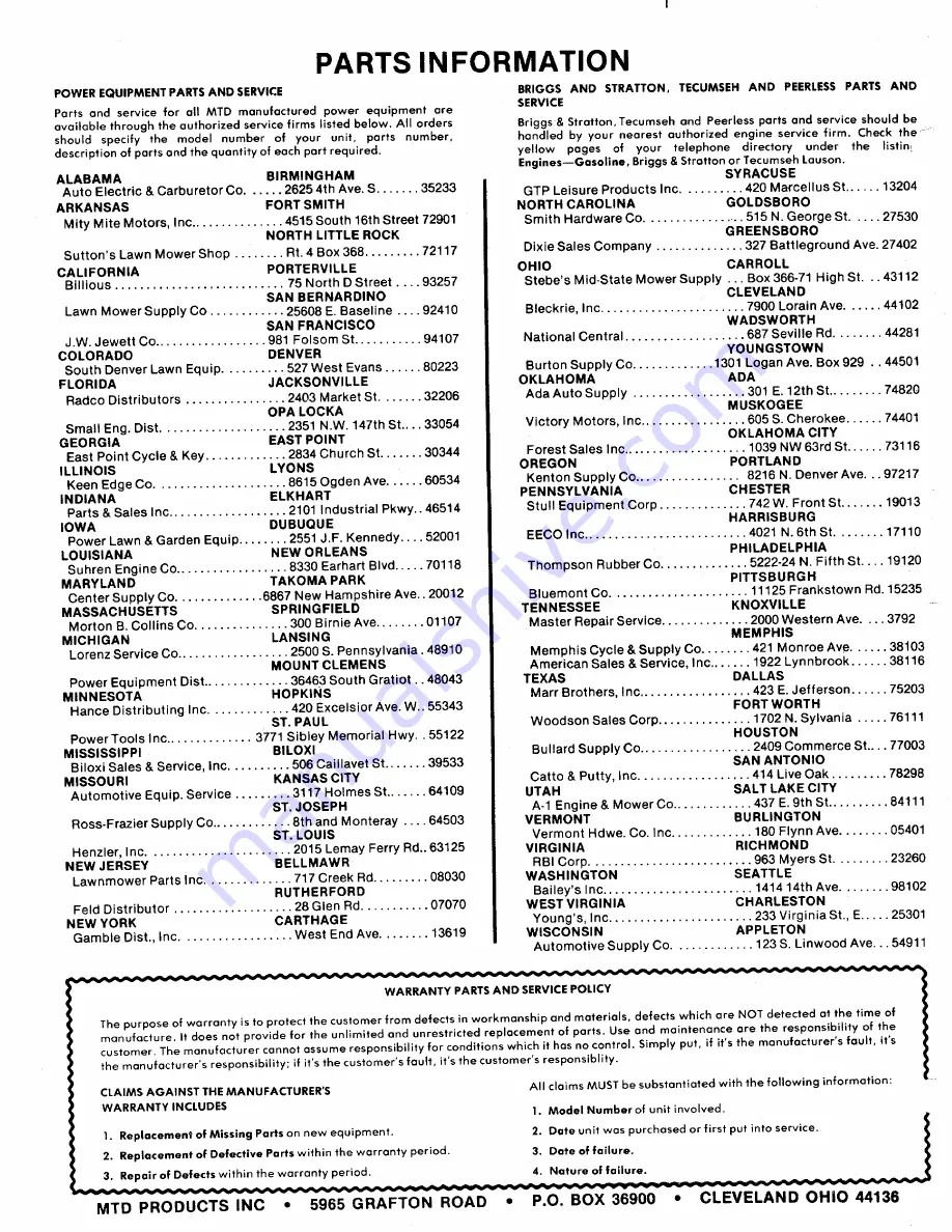 MTD 110-120-300 Owner'S Manual Download Page 15