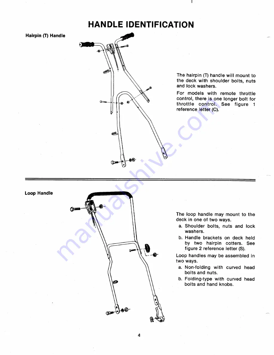 MTD 111-070A Owner'S Manual Download Page 4