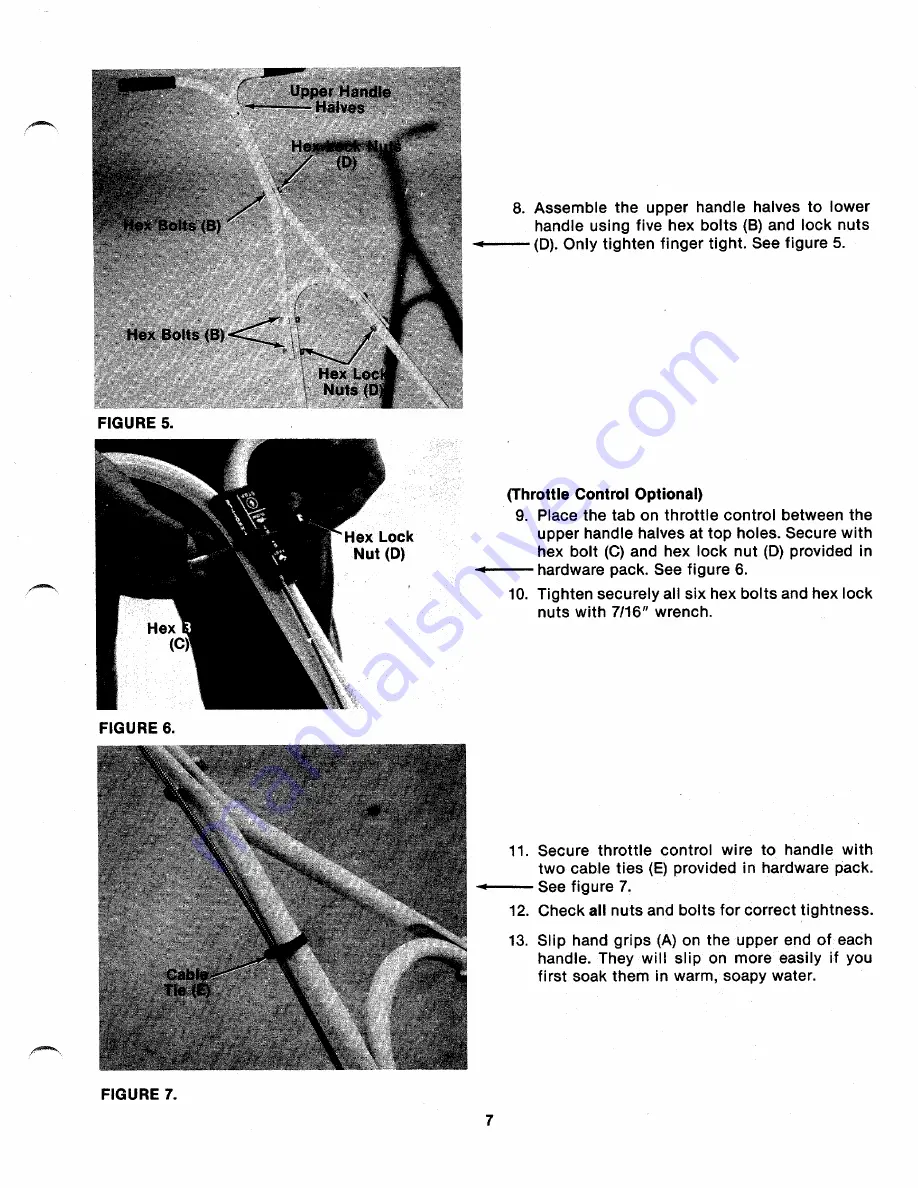 MTD 111-070A Owner'S Manual Download Page 7