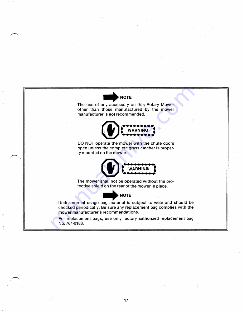 MTD 111-338A Owner'S Manual Download Page 17