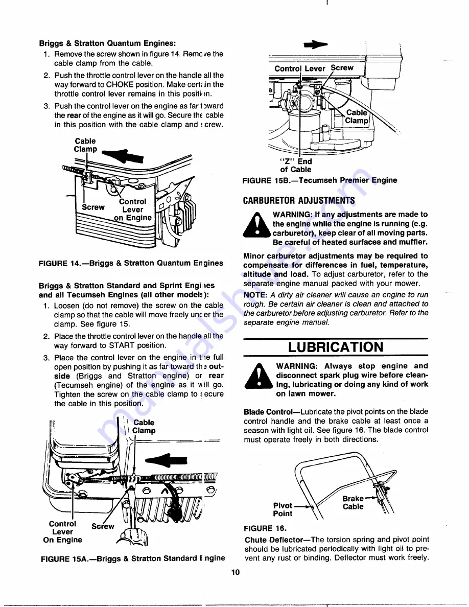 MTD 111-500R000 Owner'S Manual Download Page 10