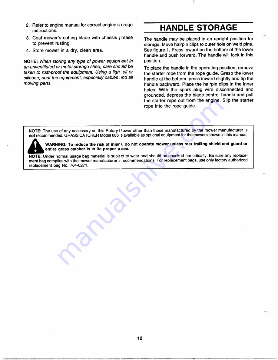 MTD 111-500R000 Owner'S Manual Download Page 12