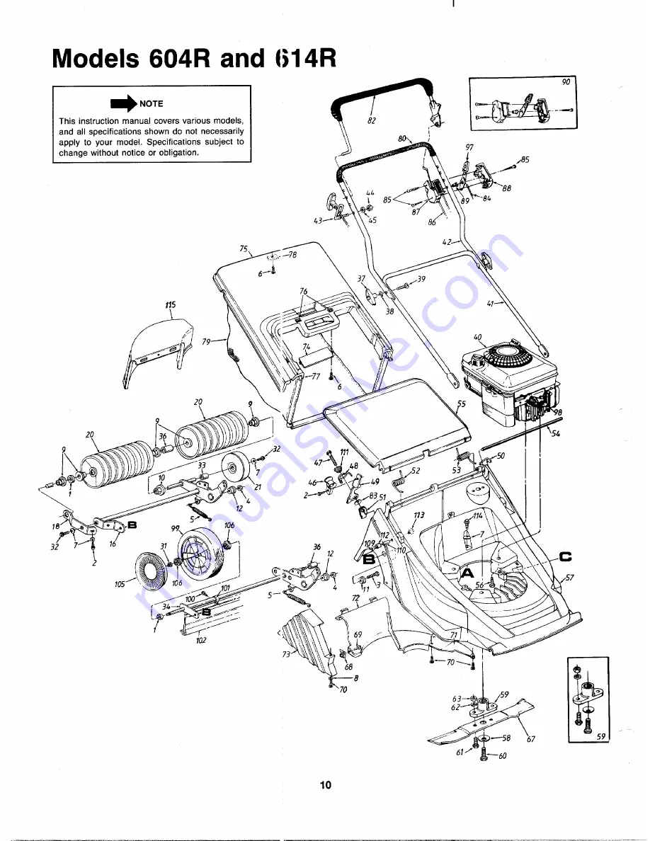 MTD 111-604R000 Скачать руководство пользователя страница 10