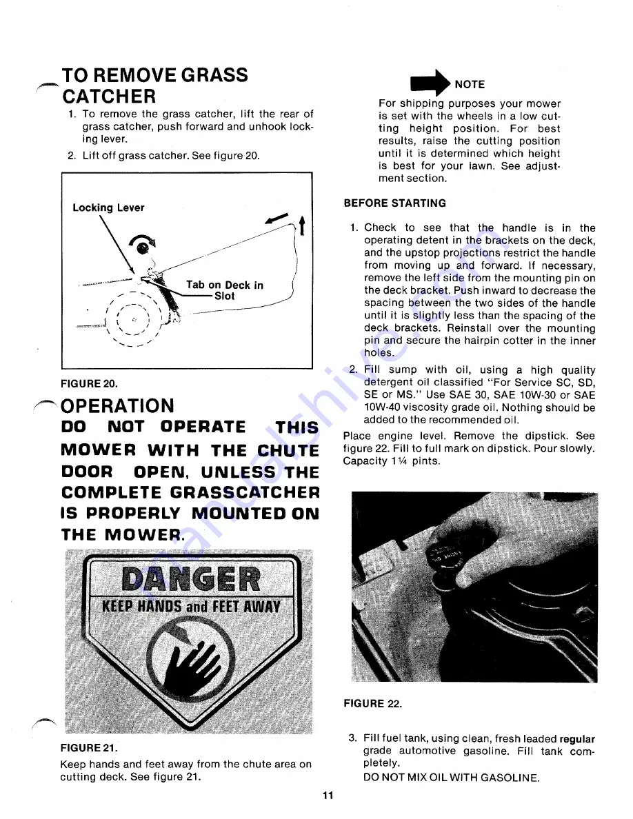 MTD 111-638A Owner'S Manual Download Page 11