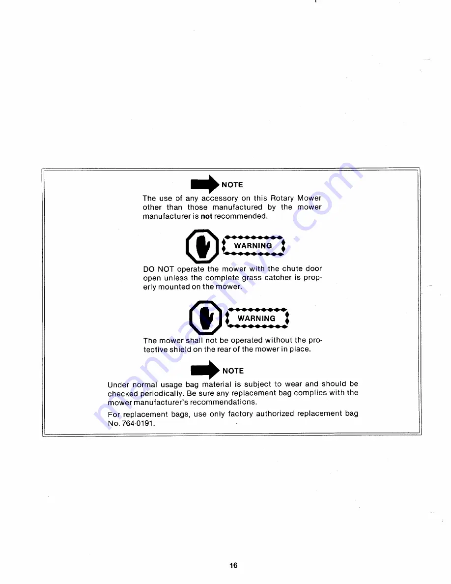 MTD 111-638A Owner'S Manual Download Page 16