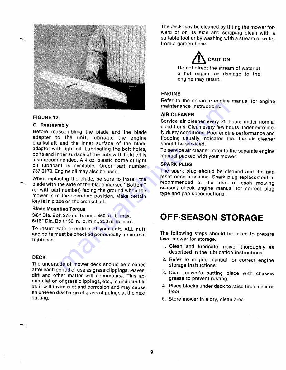 MTD 112-060-120 Owner'S Manual Download Page 9