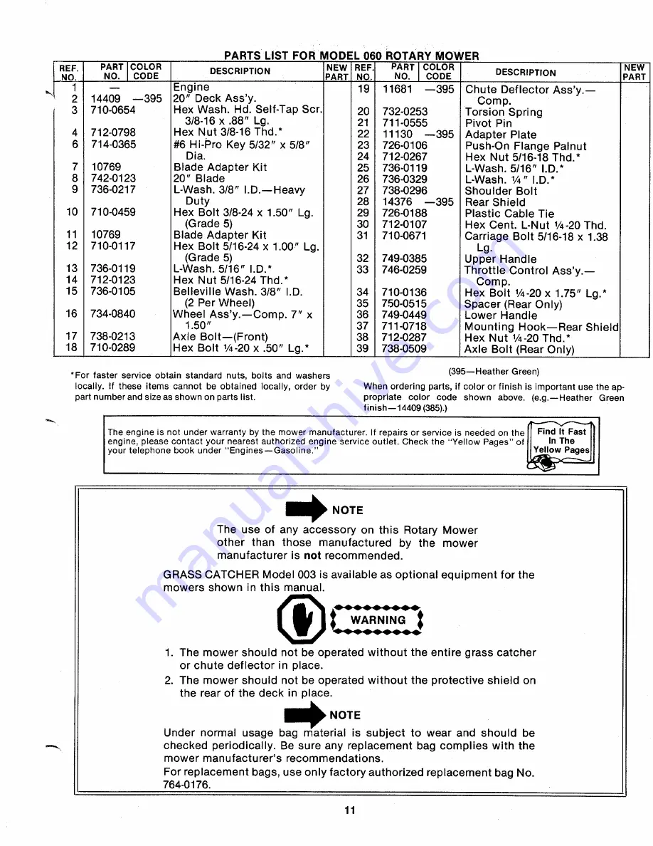 MTD 112-060-120 Owner'S Manual Download Page 11