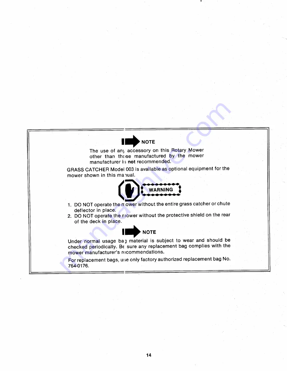 MTD 114-073-000 Owner'S Manual Download Page 14