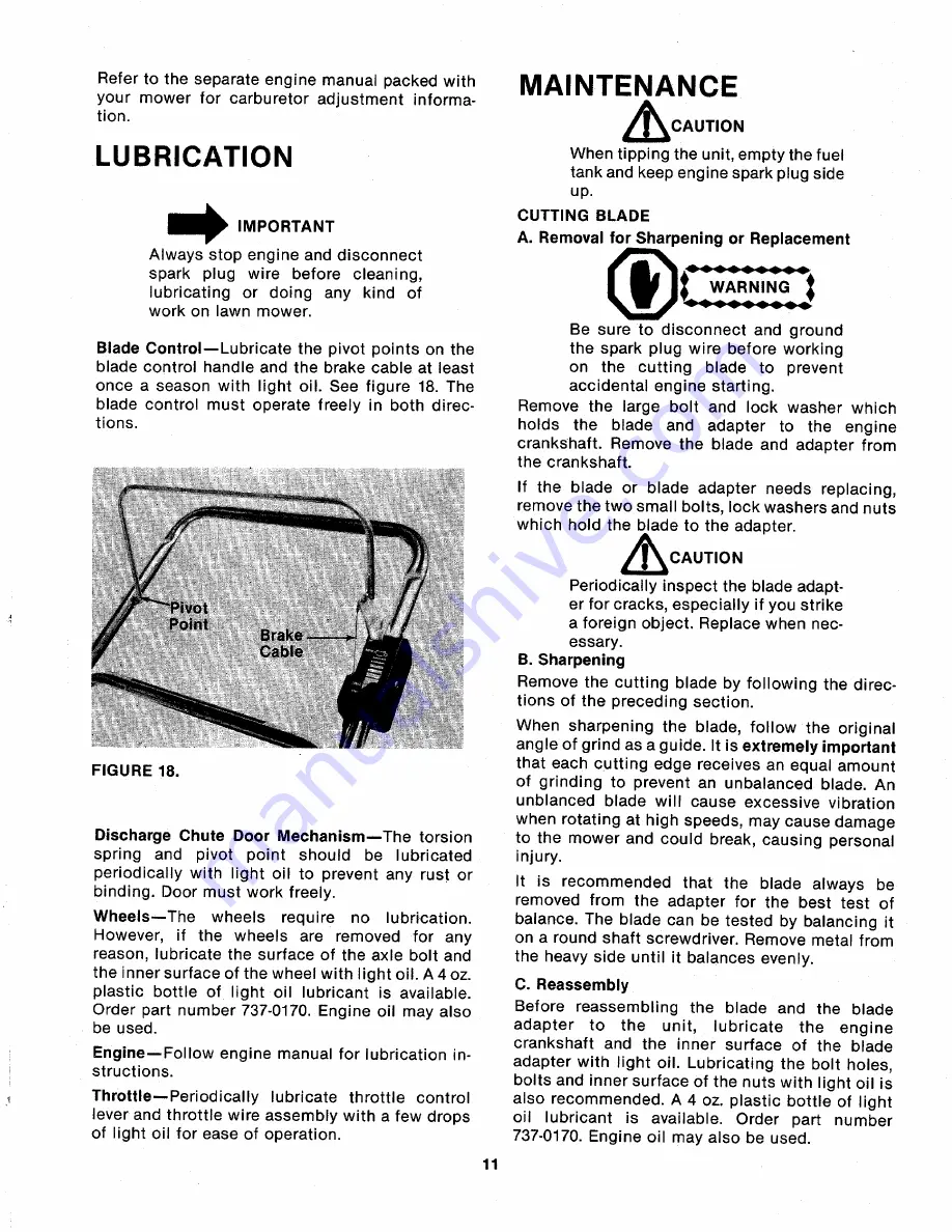 MTD 114-330-000 Owner'S Manual Download Page 11