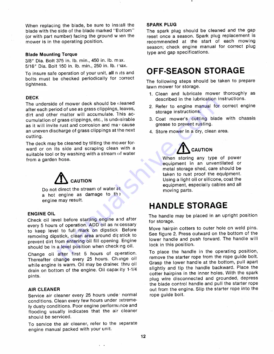 MTD 114-330-000 Owner'S Manual Download Page 12